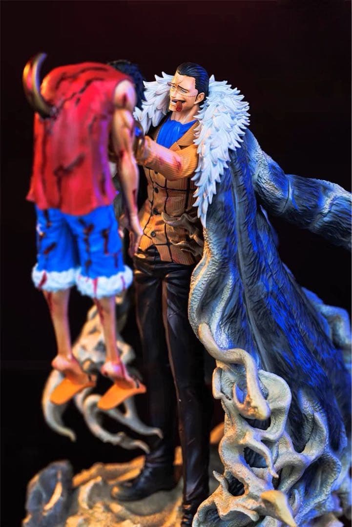 【新品】ワンピース クロコダイル ルフィ アラバスタ編 フィギュア