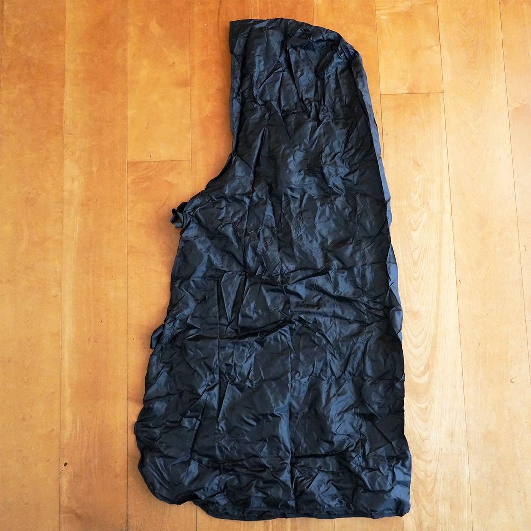 [未使用] Porsche キャディバッグ ブラック/ホワイト/焦茶のパイピング