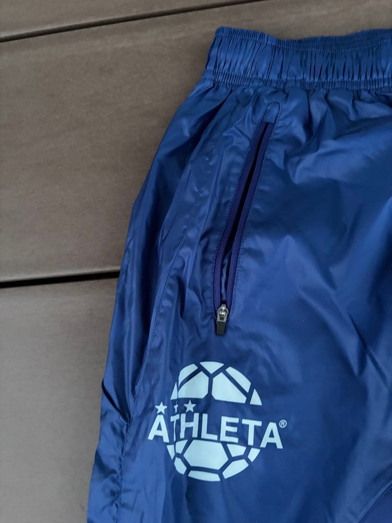 ATHLETA ネイビー ウィンドブレーカー L 上下セット