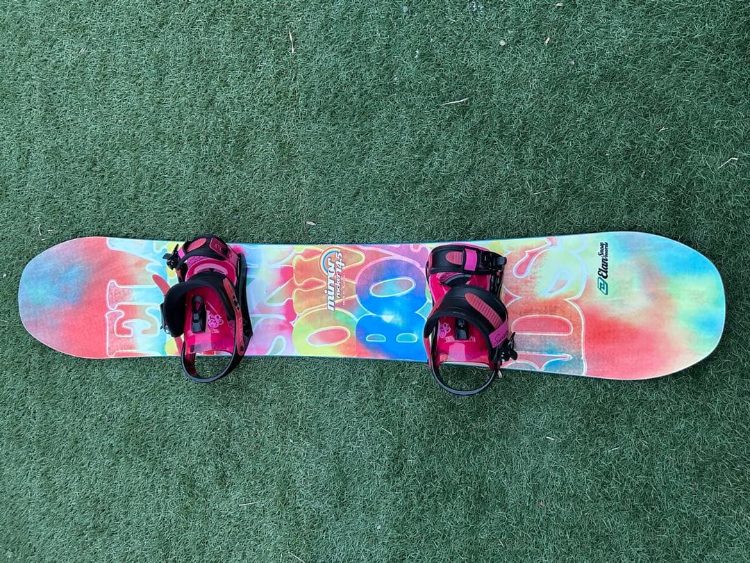 スノーボード板+swivelビンディング　2点セット　レディース用