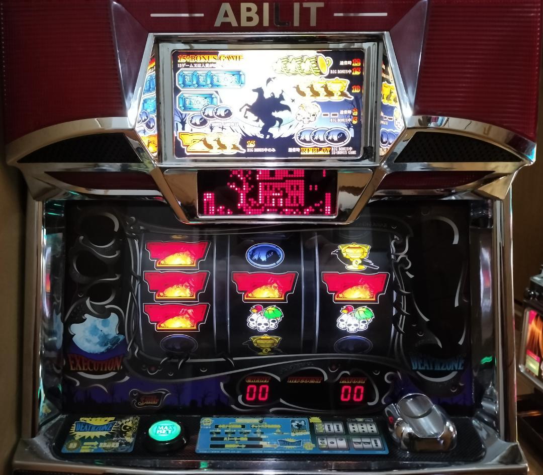 【パチスロ実機】アビリット★デスバレー【オートプレイ付不要機付】４号機