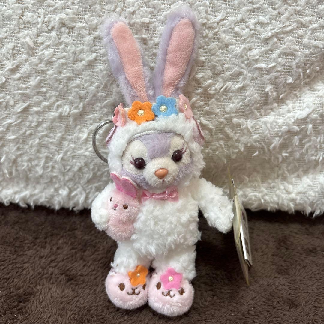 香港ディズニー イースター ステラルー・クッキーアン ぬいぐるみキーチェーン