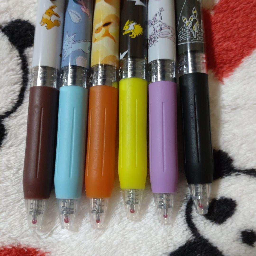 ポケモン　イーブイフレンズ　サラサクリップボールペン　6本セット