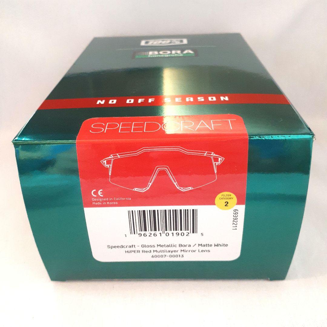 100% Speedcraft BORA ワンハンドレッド サングラス