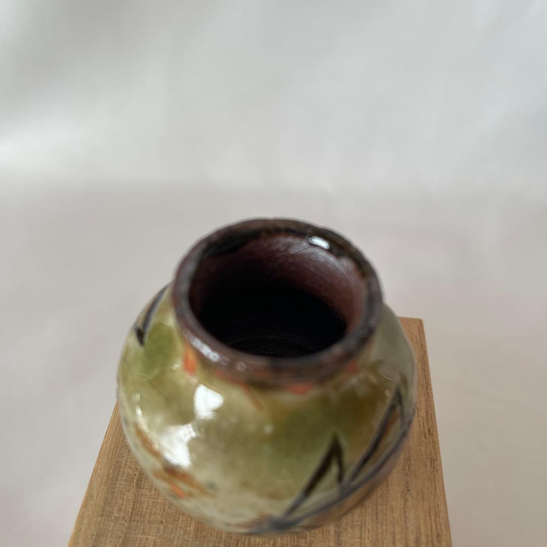 金城次郎 壷屋焼 琉球陶器人間国宝 やちむん　小壺