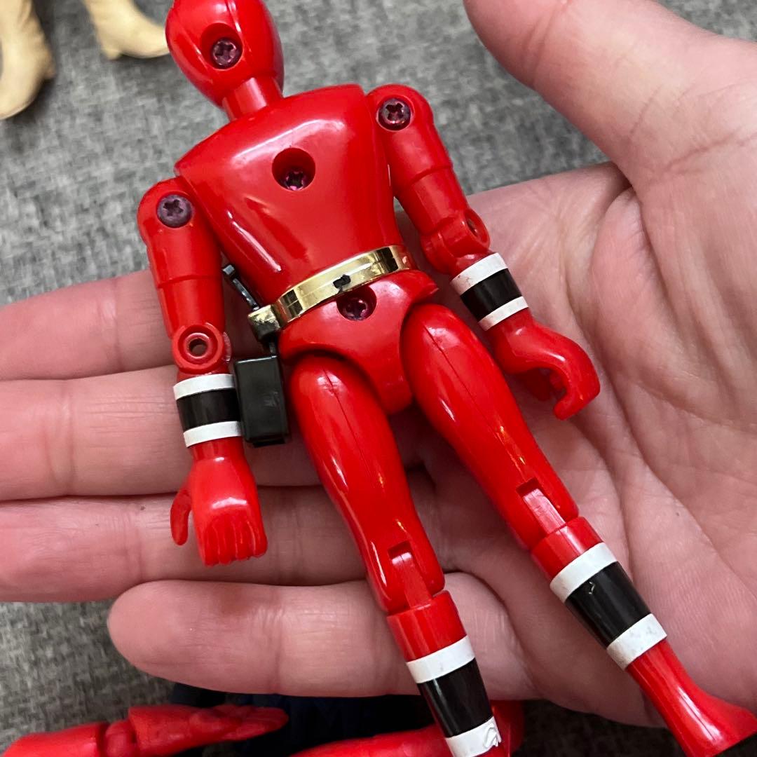 ウルトラマンタロウ ファイブレッド ニンジャレッド オーレンジャーロボ ソフビ