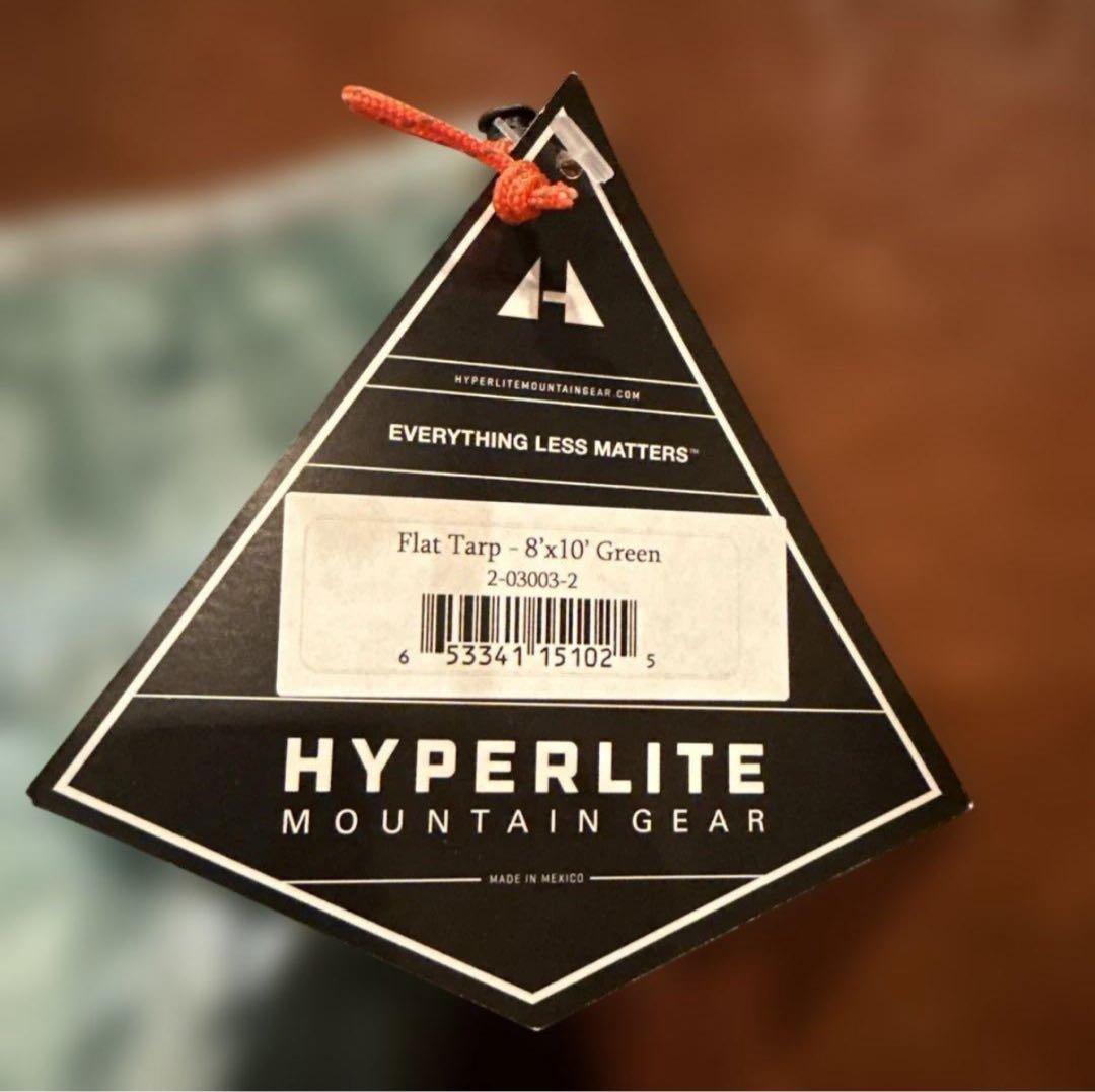 【新品未使用】ハイパーライトマウンテンギアFLAT TARP 8\"×10\"