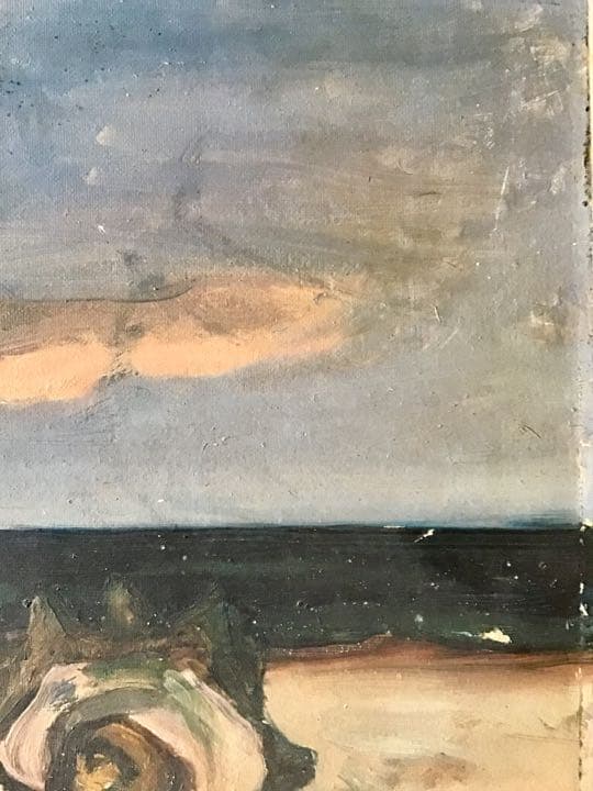 小栗美二 油彩画 / 満州映画協会 ＼黒田清輝 岡田三郎助 溝口健二