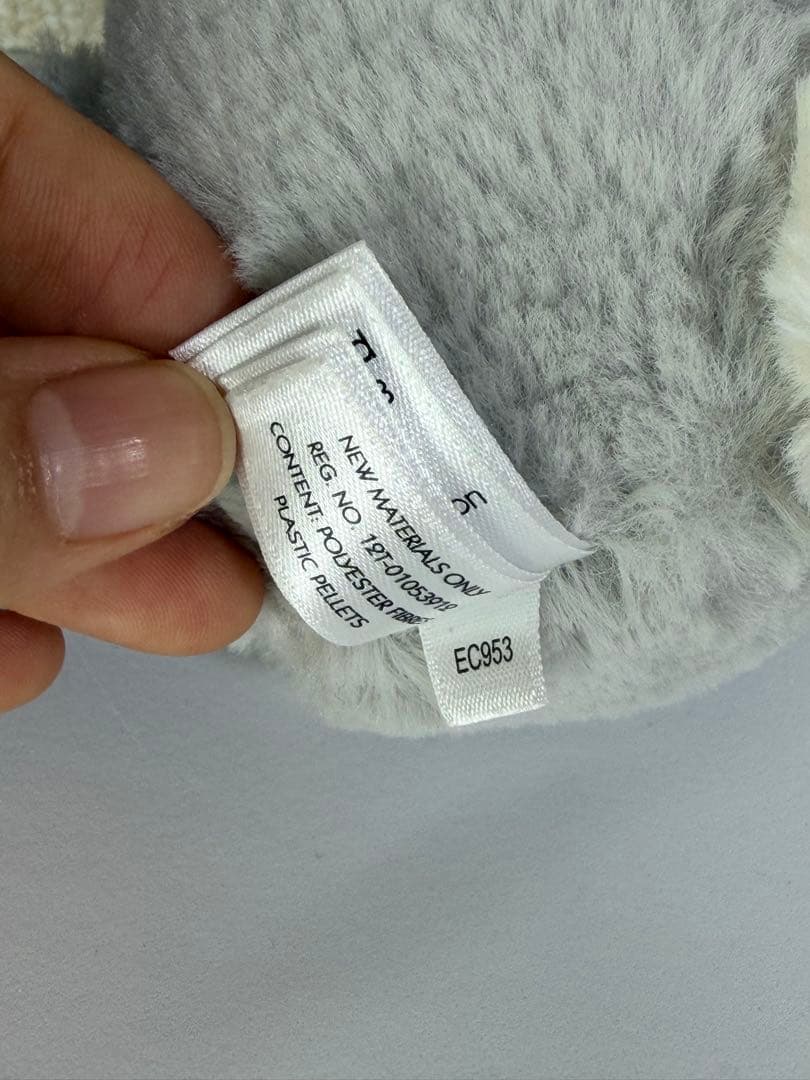 ぬいぐるみ Jelly cat medium silver bashful bunny