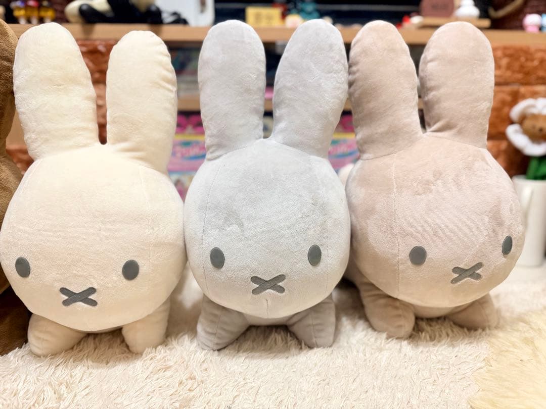 ブルーナアニマル 特大 ぬいぐるみ 6体セット うさぎ ミッフィー 人形