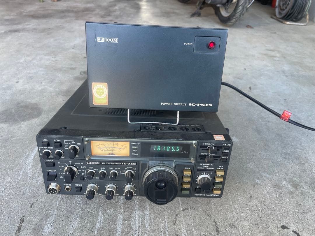 ICOM IC-740 IC-PS15 セット売り