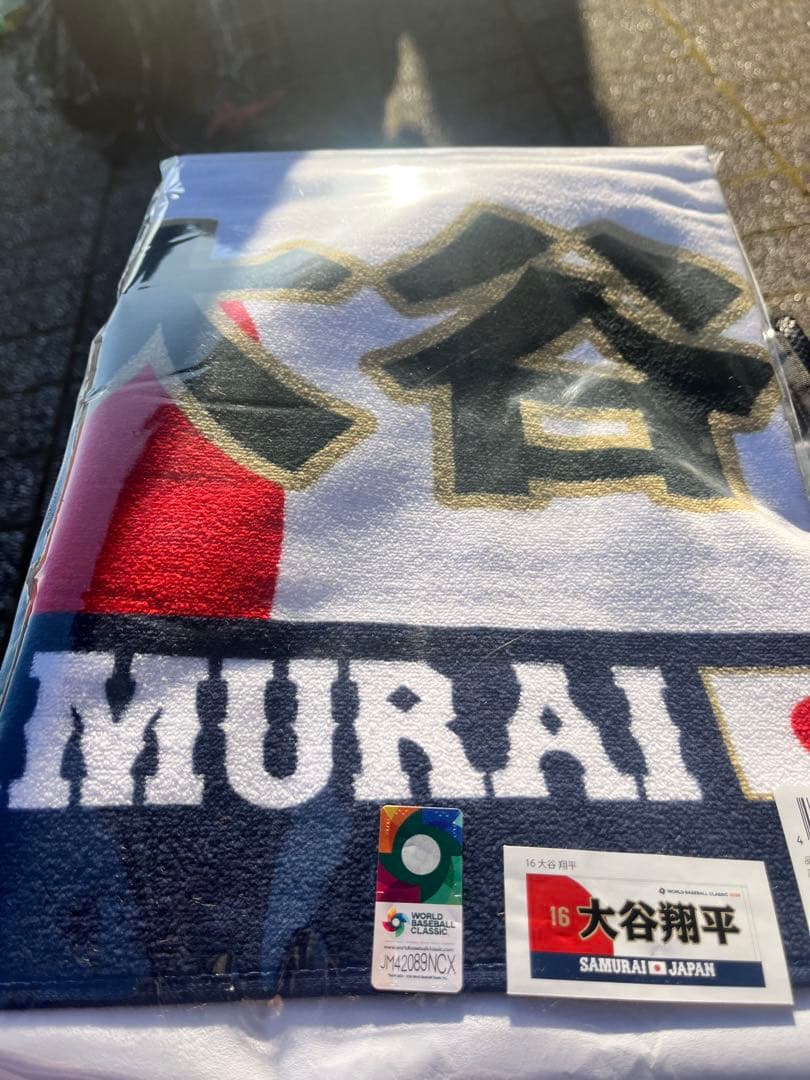 WBC 大谷翔平タオル　侍ジャパン 日本代表 2026 プリントフェイスタオル