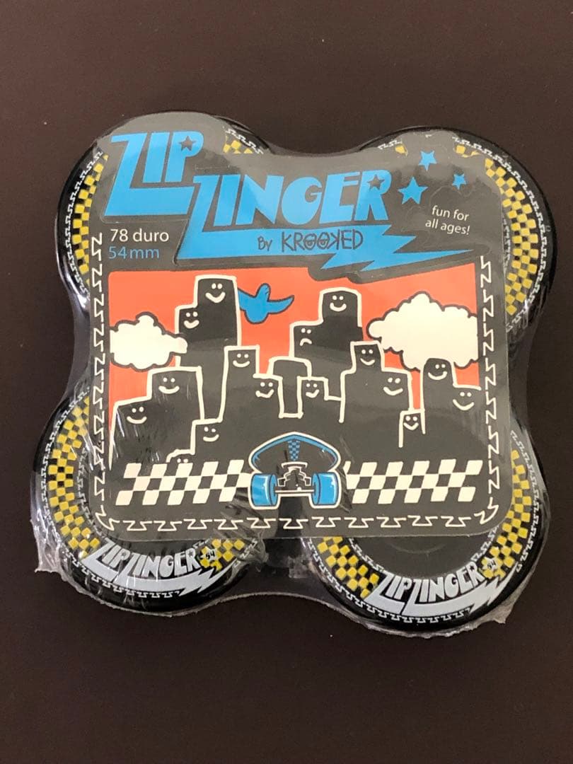 スケートボード KROOKED ZIP ZINGER WHEELS 54mm
