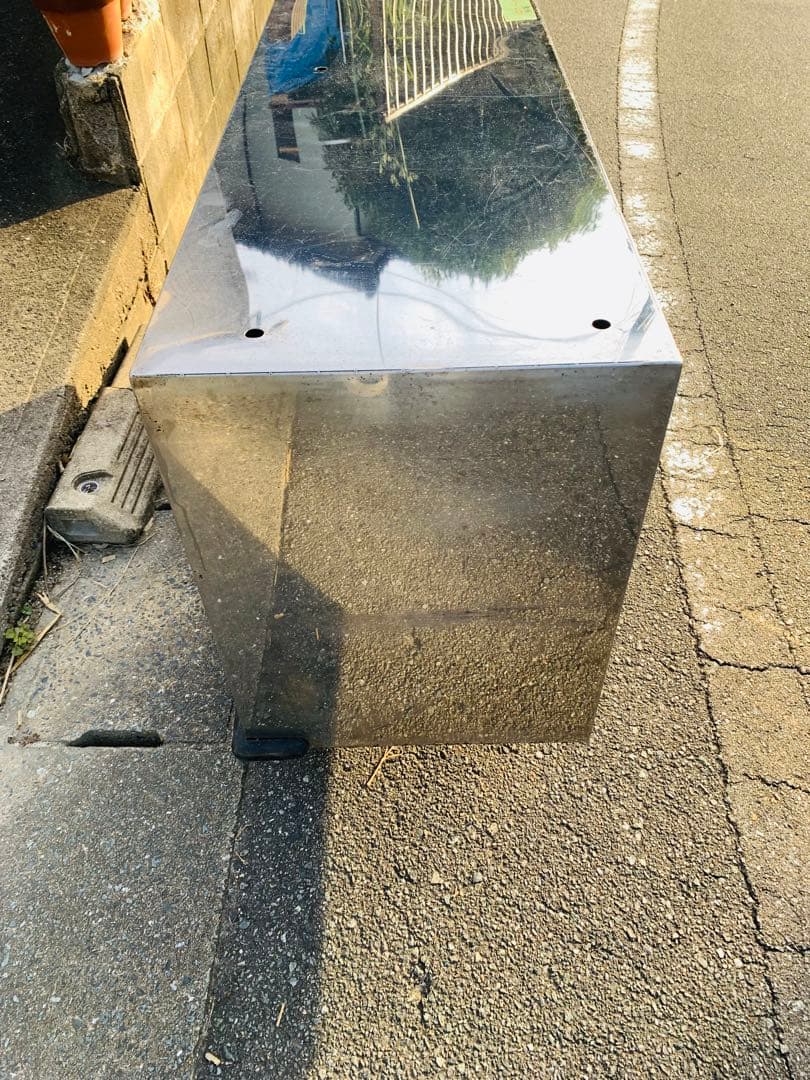 戸棚 ステンレス製収納　業務用　扉付き　高さ調整可能棚付き　120cm