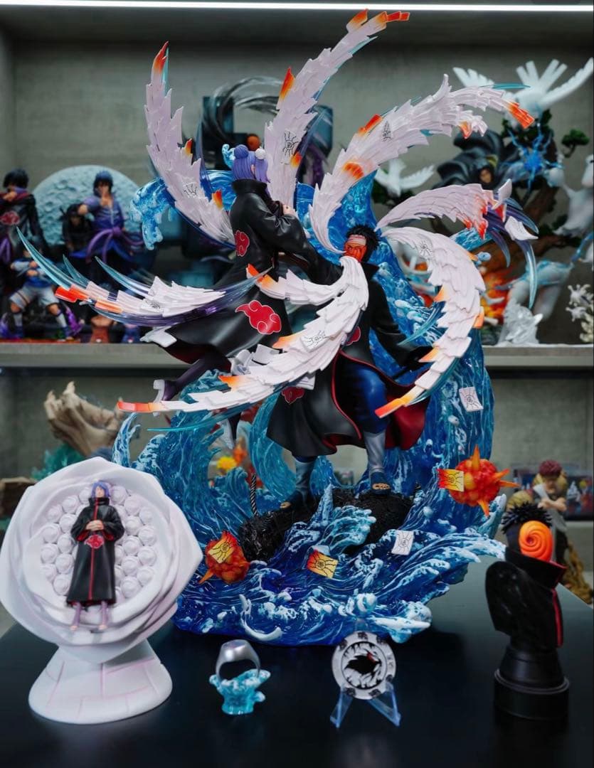 うちはオビトVS小南　フィギュア　ナルト疾風伝　NARUTO　ガレージキット