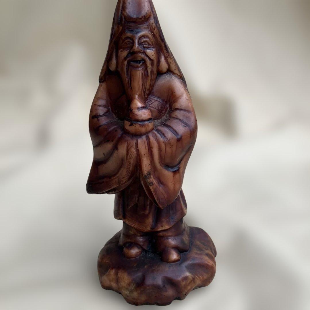 (383)樹脂製と思われる七福神 彫刻 7体セット