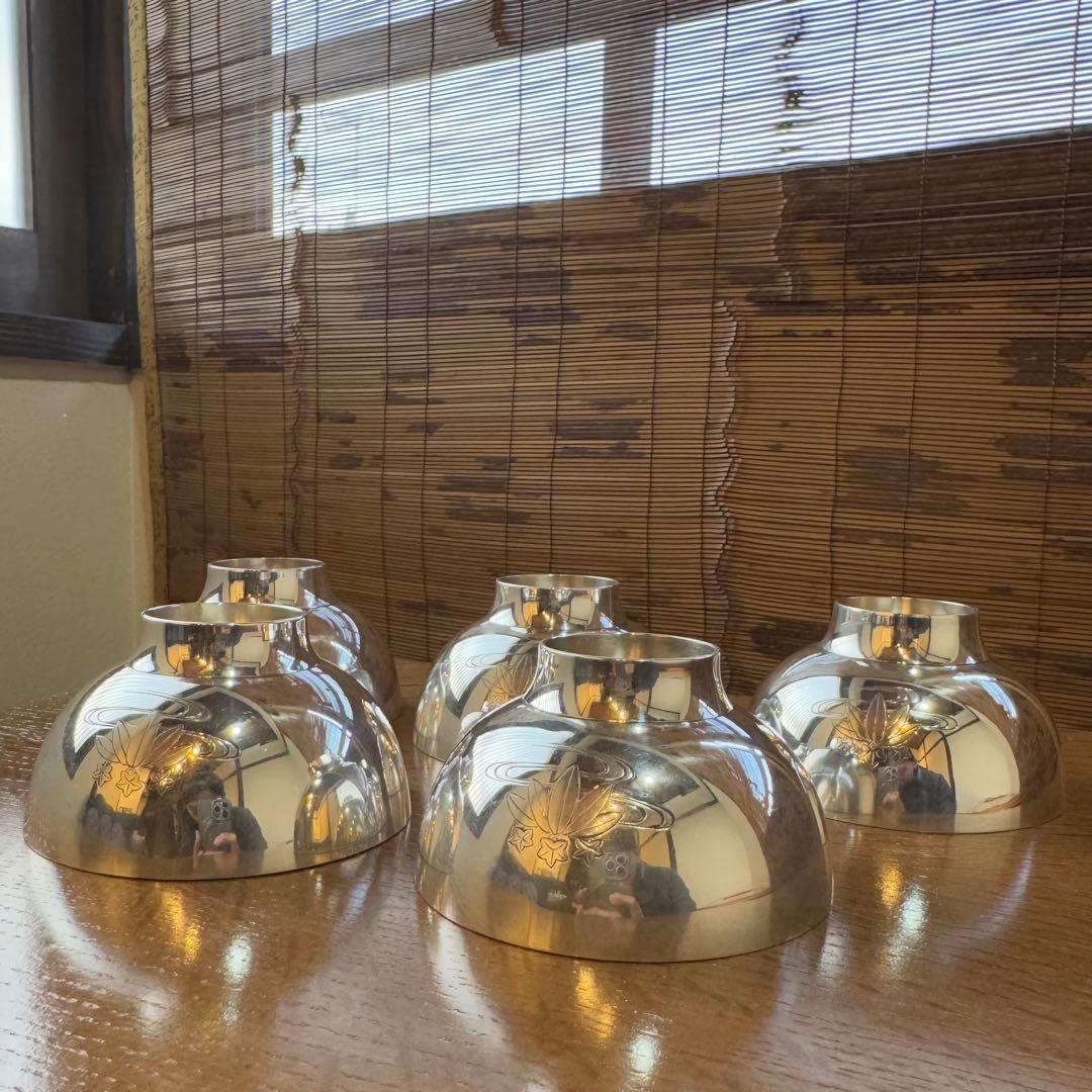 純銀刻印 杯5客