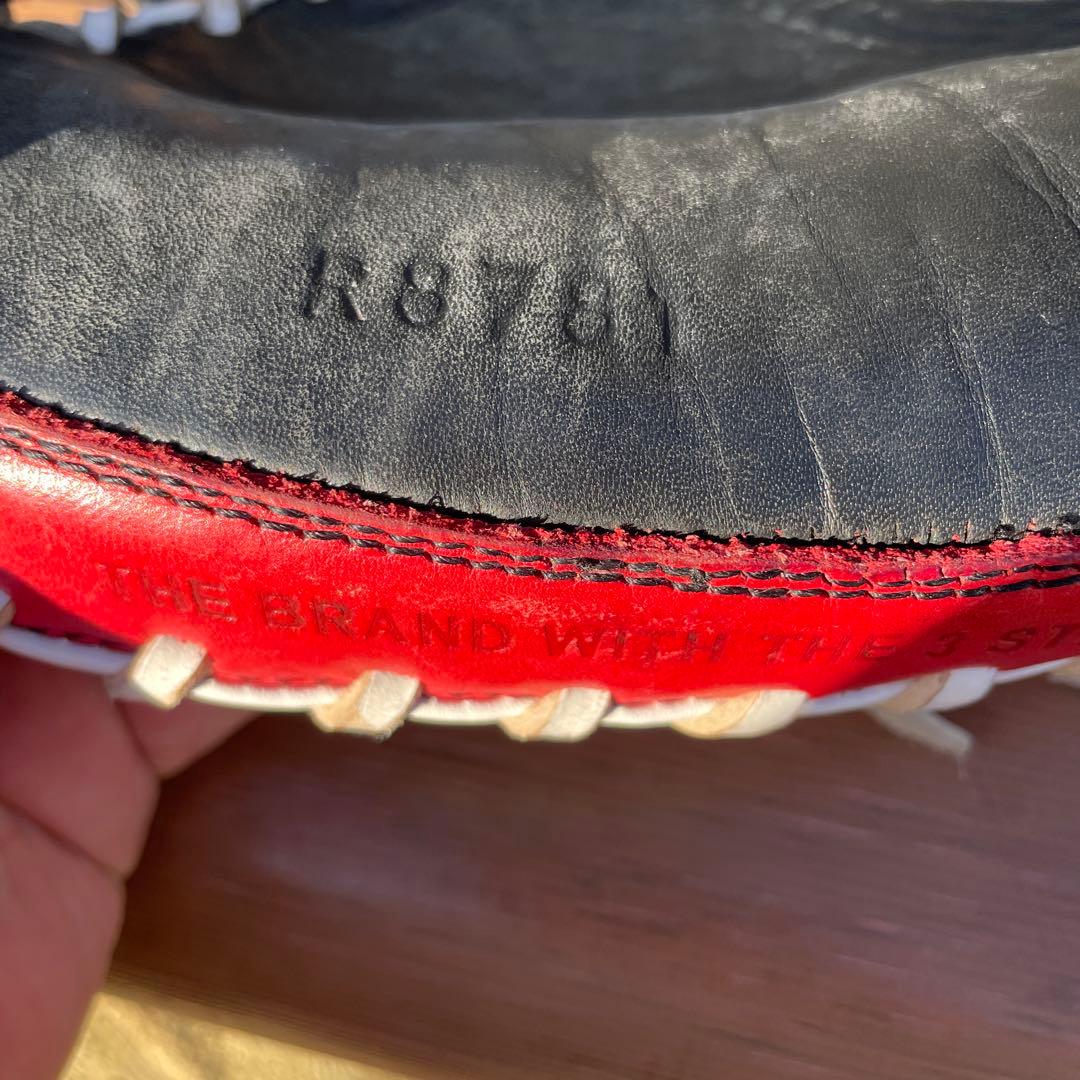 adidas Climacool 野球グローブ 黒/赤