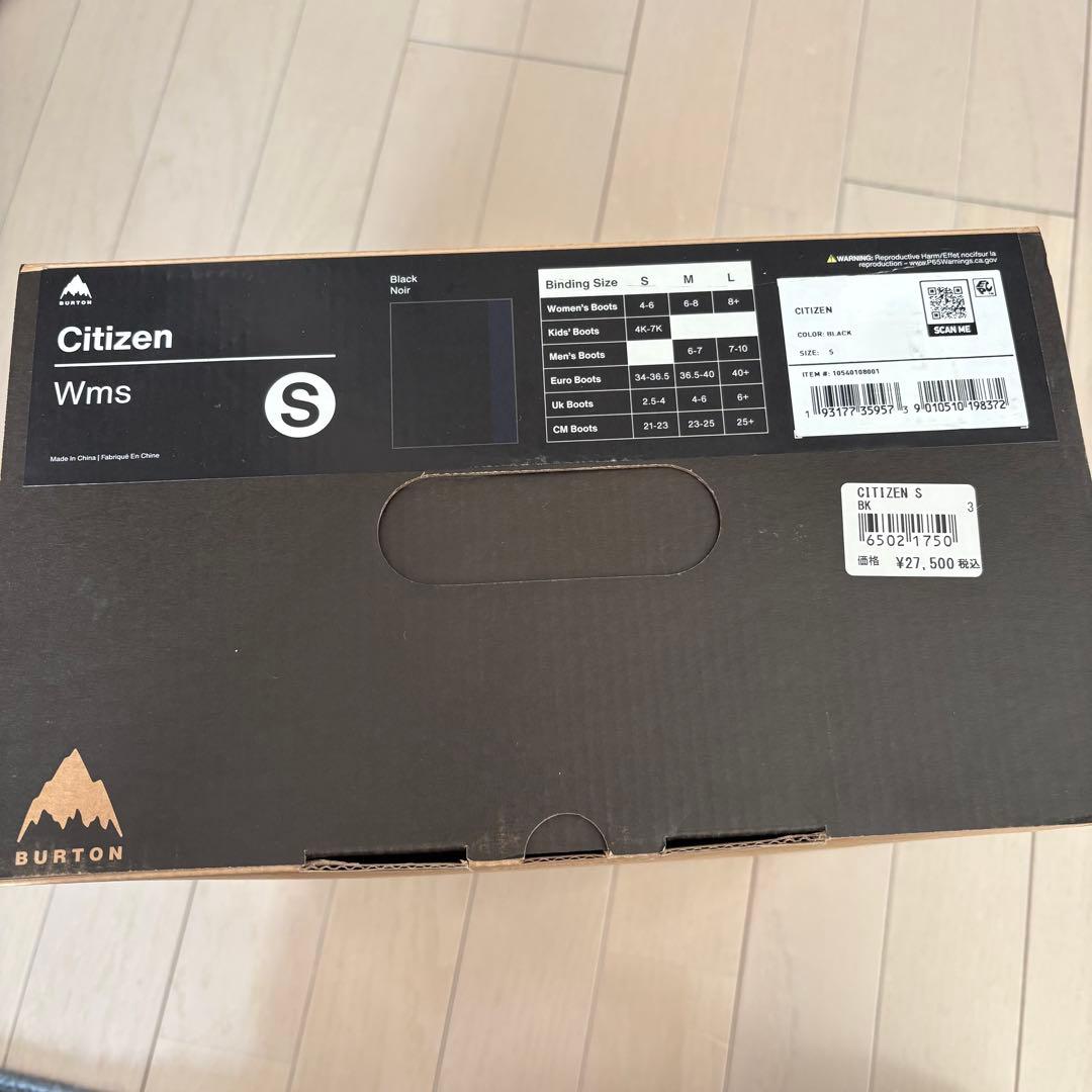 新品　シチズン ビンディング Burton バートン　バイン　バインディング