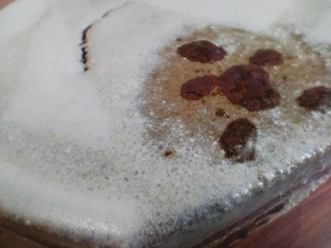 清水保孝作 清水焼 八角蓋付小物入