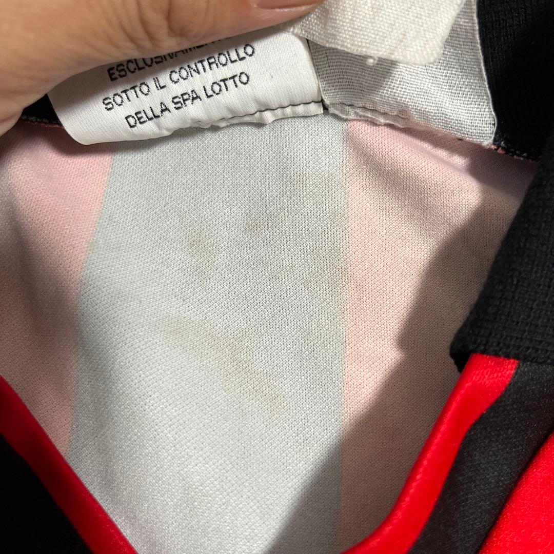 90sACミランユニフォームLotto製OPELスポンサー95-96ホームシャツ