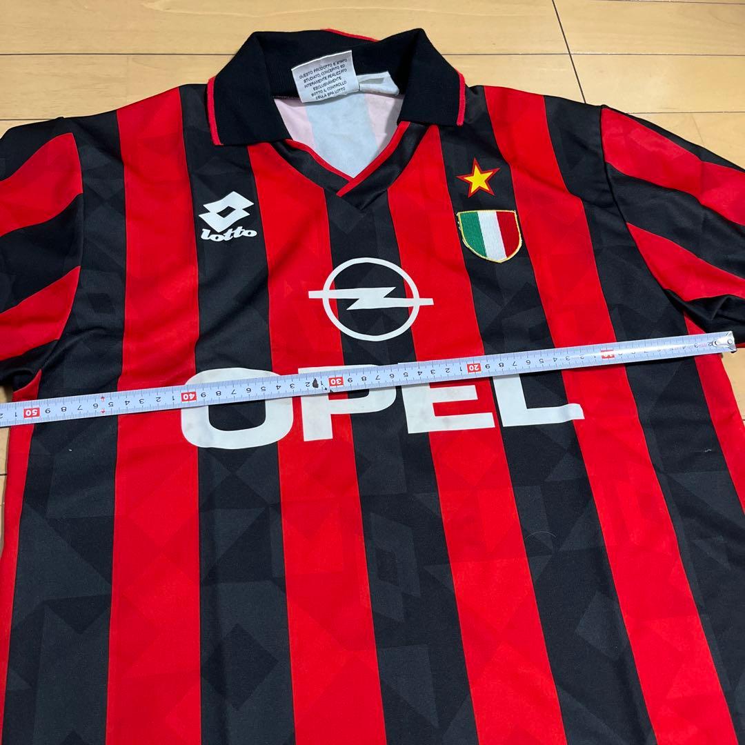 90sACミランユニフォームLotto製OPELスポンサー95-96ホームシャツ