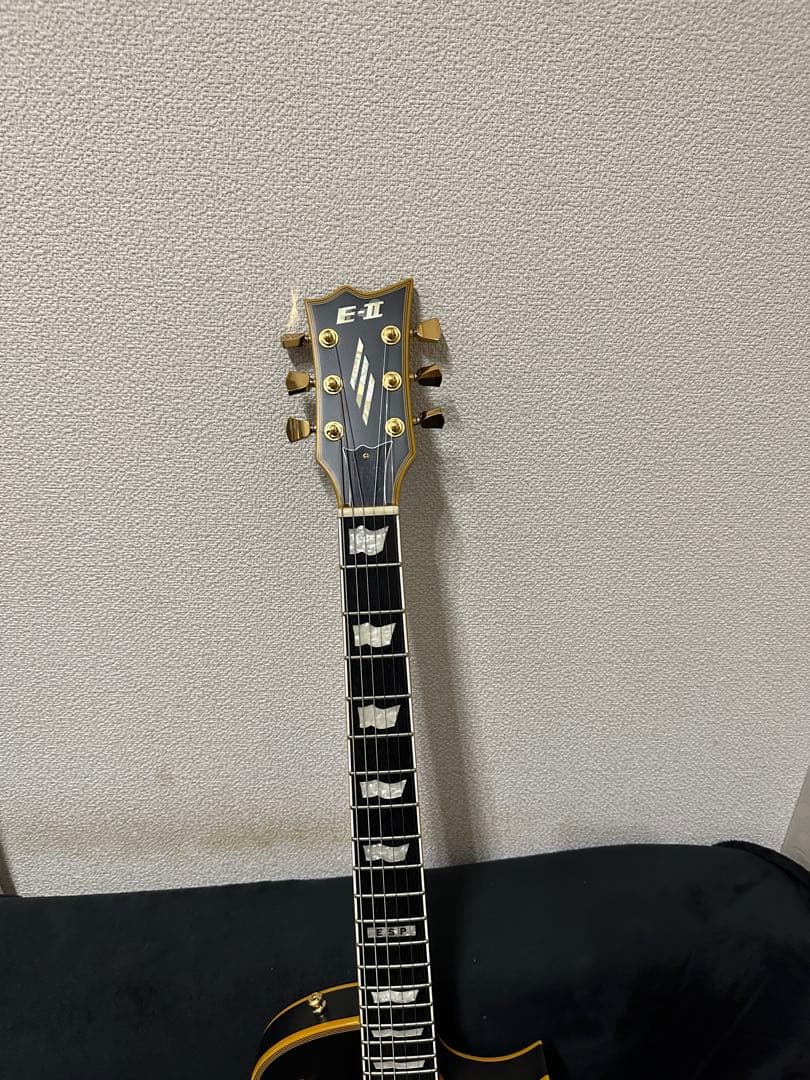 ギター ESP E-II vintage black