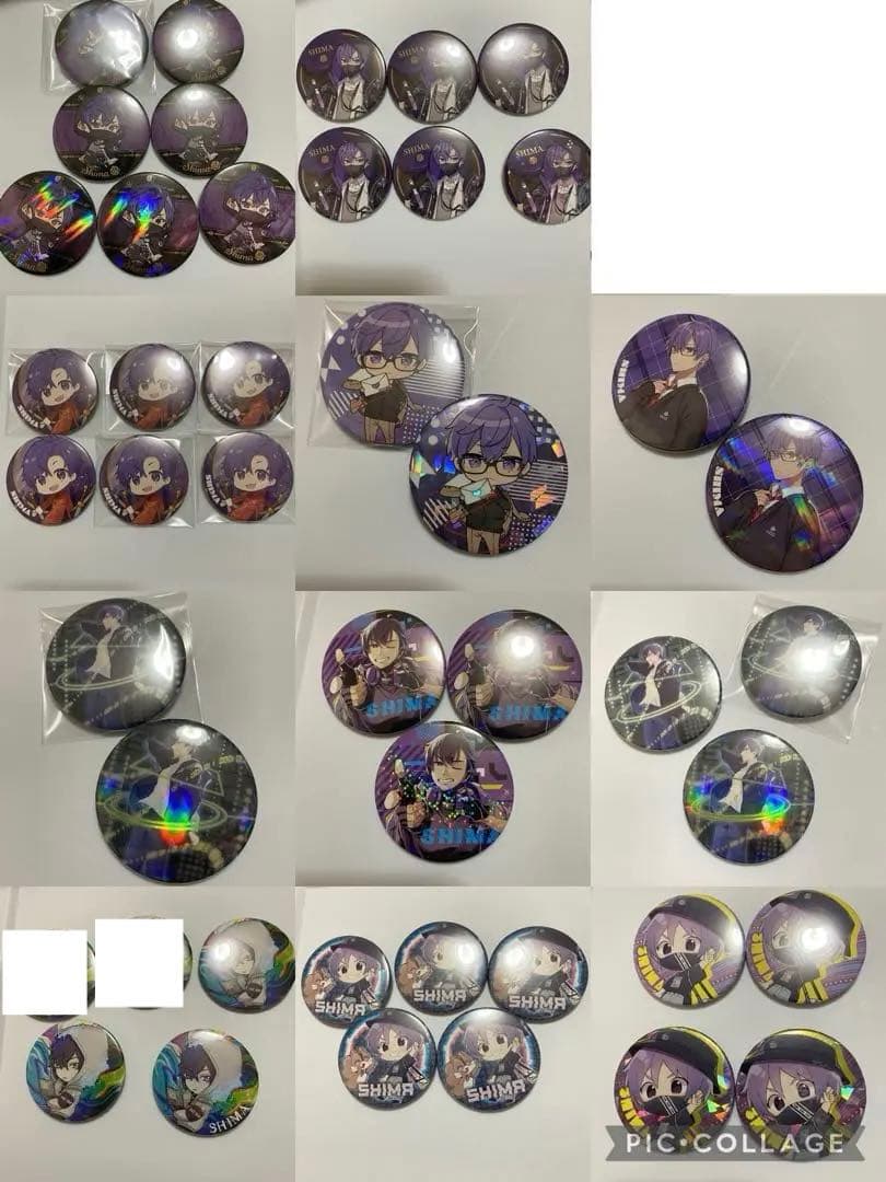 浦島坂田船 志麻 缶バッジまとめ