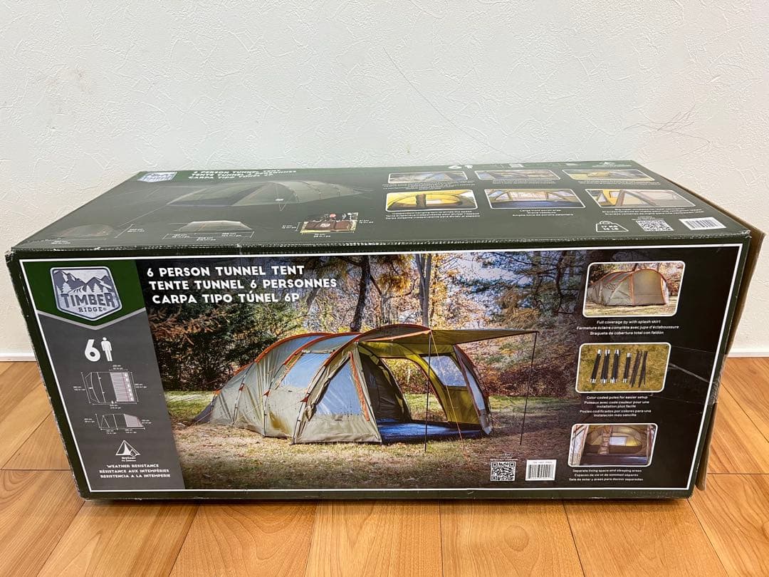 【新品未開封】コストコ　テントティンバーリッジ　　6人用トンネルテント