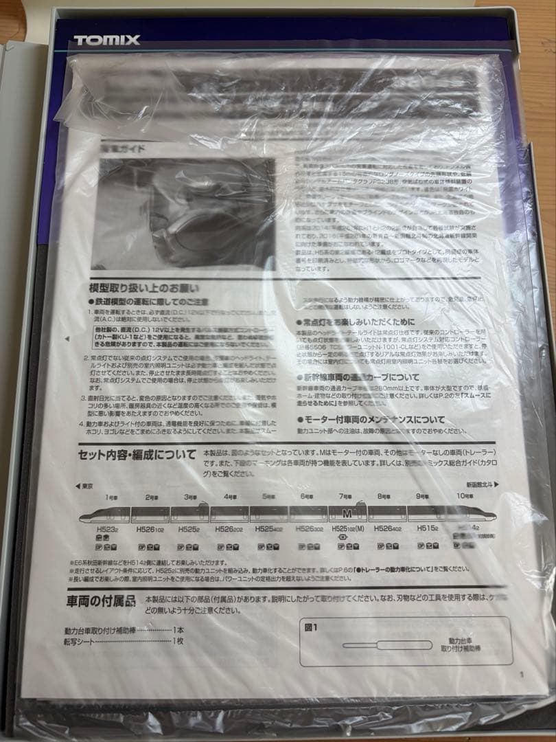 鉄道模型　Nゲージ　TOMIX 98945 H5系　北海道新幹線　はやぶさ　限定