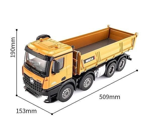 Huina 1536 4軸 8輪 1/14 2.4G 大型ダンプカーラジコン