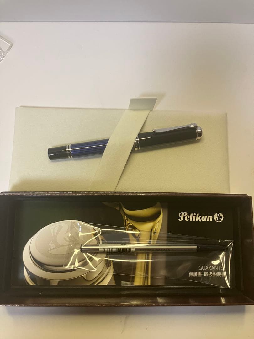 PELIKAN　ペリカン　スーベレーンR405 　ローラーボール　青縞