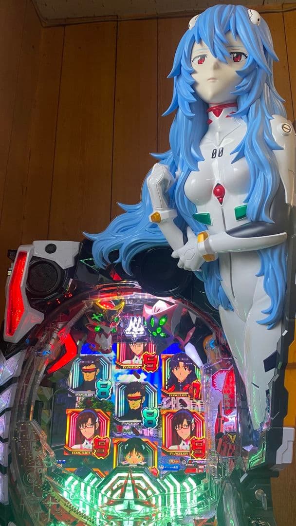 実機　Pシン・エヴァンゲリオンX　循環式パチンコ