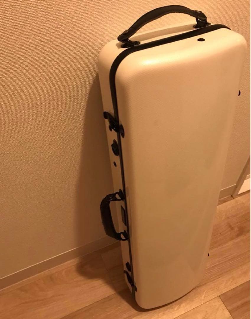 バイオリン ケース　ホワイト系　カーボンマック　白　(ケースのみ)