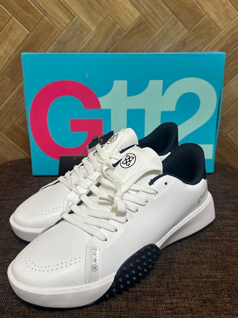 G/FOREメンズシューズG.112　ホワイト×ネイビー　28㎝