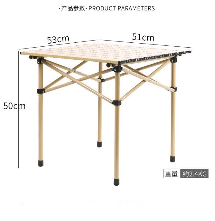 折りテーブル×1  キャンプ椅子 ×4   軽量コンパクト ハイキング