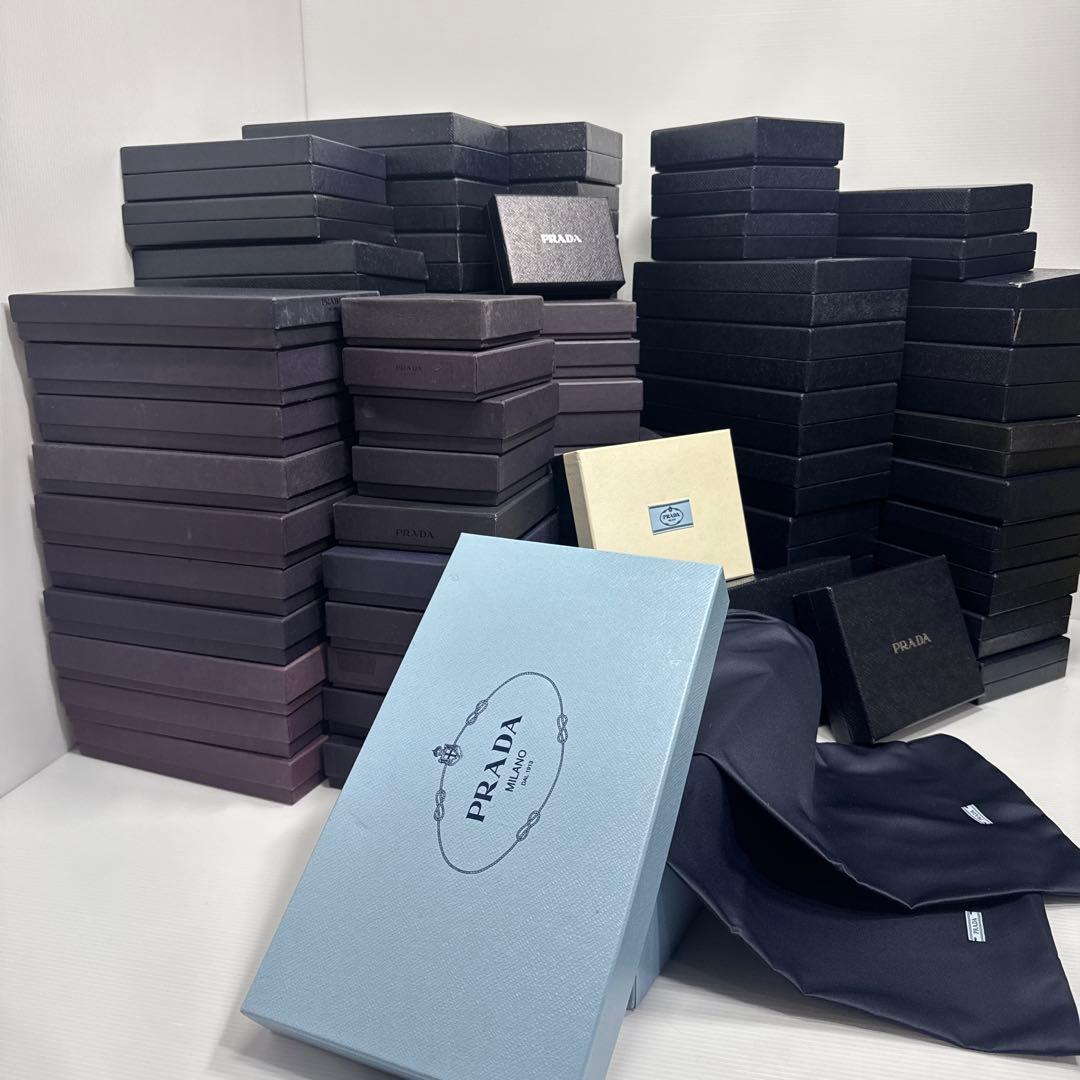 Nami超大量PRADAプラダ 空箱 全84個 + 靴用保存袋2枚 まとめ