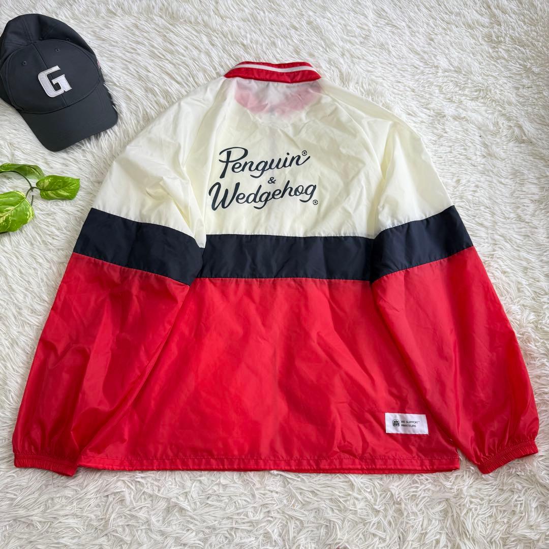 【マンシングウェア】極美品 ジップジャケット クラブハウス Lサイズ メンズ