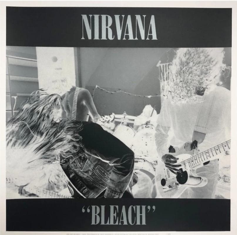 NIRVANA ニルヴァーナ ブリーチ シルクスクリーン サブポップオフィシャル