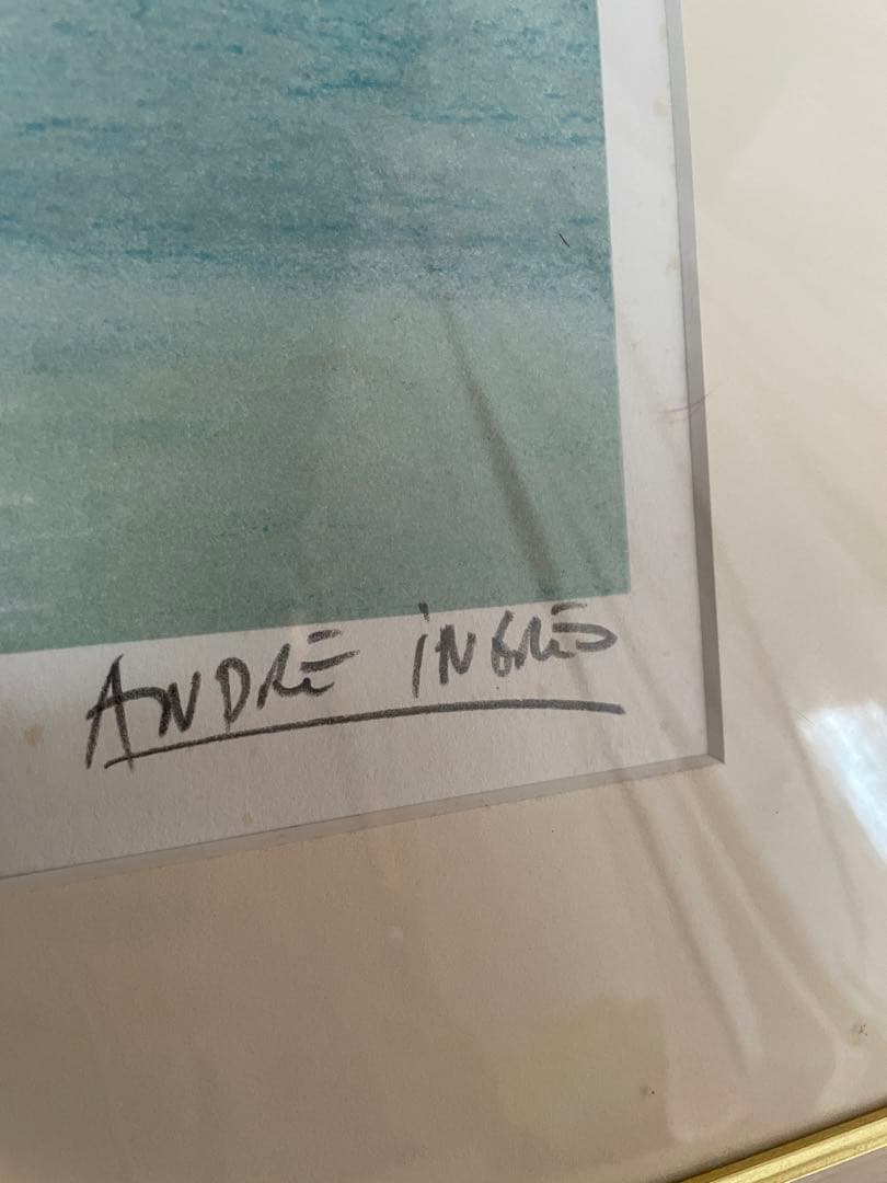 アンドレ・アングル リトグラフ「ブーケ」