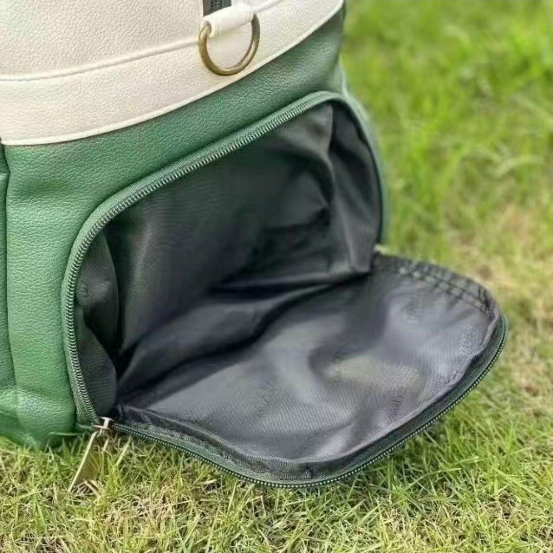 マルボンゴルフ ボストンバッグ ラウンドバッグ 軽量 グリーン/ホワイト選べる