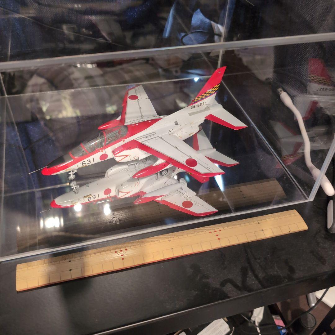 完成品 1/48 航空自衛隊 T-4 レッドドルフィン 全長30cm