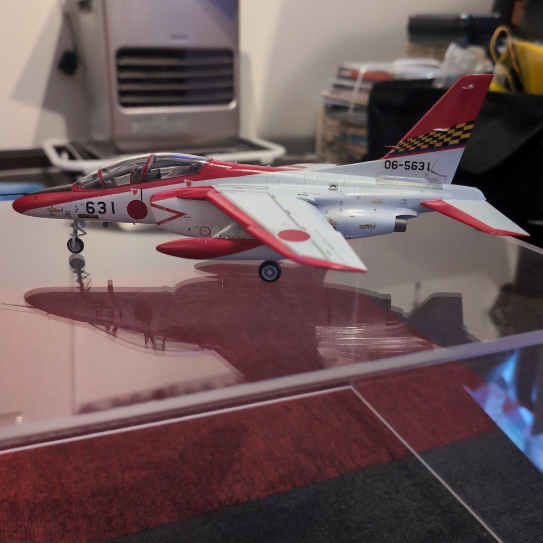 完成品 1/48 航空自衛隊 T-4 レッドドルフィン 全長30cm