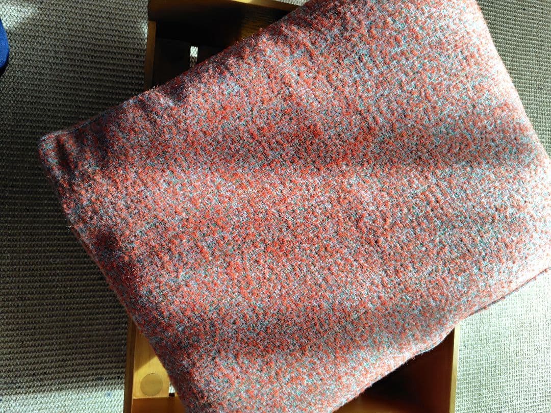 オルネドフォイユ犬猫用クッション桐ベッド オレンジ系