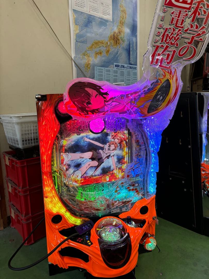 実機 税込 ＪＦＪ Ｐとある科学の超電磁砲２ＪＭＢ★転倒防止板