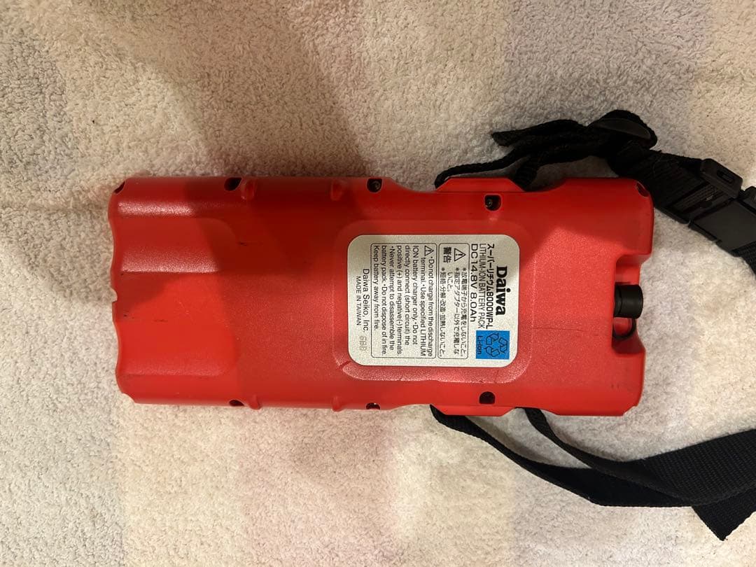 電動リール　バッテリー　Daiwa SUPER LITHIUM 8000WPL