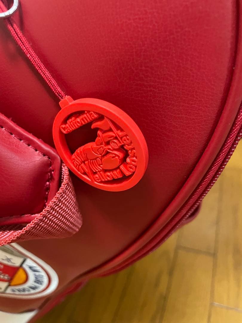 Yellow Lobster 赤 スタンド式キャディバッグ　イエローロブスター