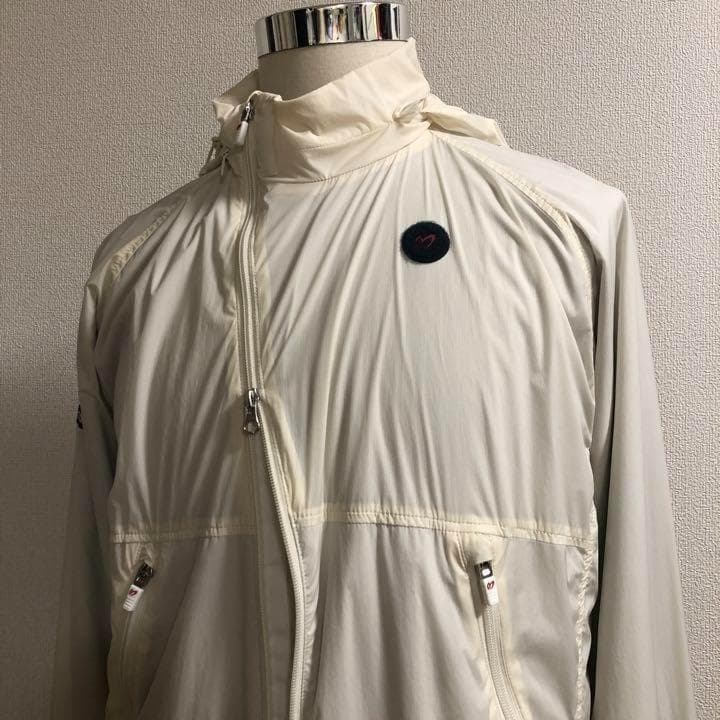アシンメトリー ダブルジップ ジャケット アイボリー サイズ6