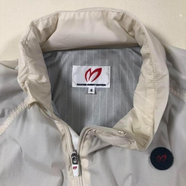 アシンメトリー ダブルジップ ジャケット アイボリー サイズ6