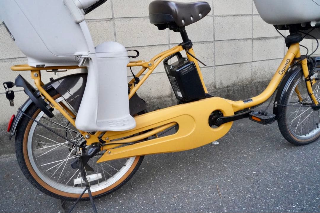 電動自転車 パナソニック ギュット 中古 子供乗せ アシスト 073001